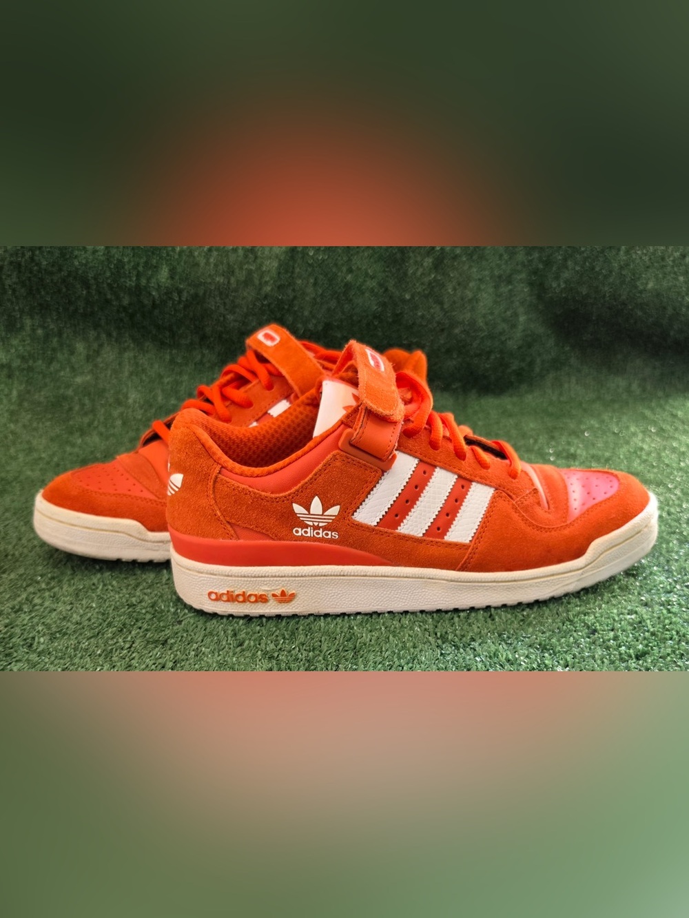 Men’s Adidas Forum low - Orange Suede & Leather Low-Top Sneakers